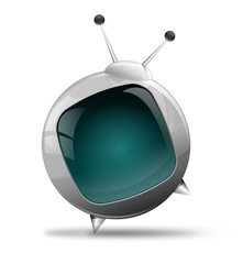Retro TV icon/logo
