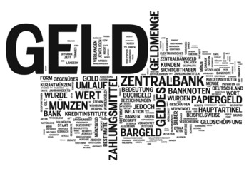 Wortwolke "Geld"