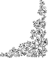 Refined Floral vignette CCCXXXVII