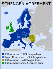 Schengen europeagreement euro eurozone law