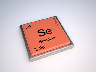 Selenium chemical element of the periodic table with symbol Se