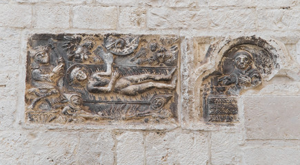 Bas-relief.