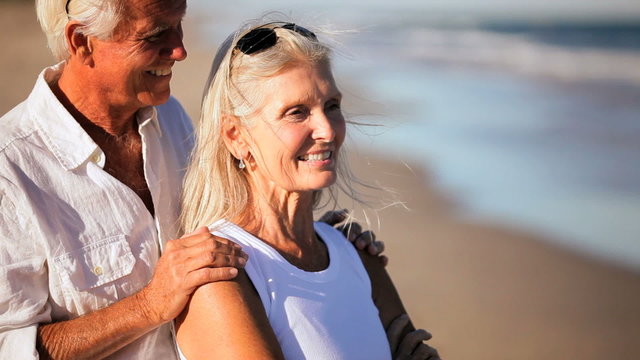 Healthy Couple Happy in Retirement