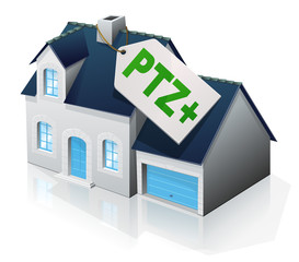 Pavillon admissible au PTZ+ (reflet)