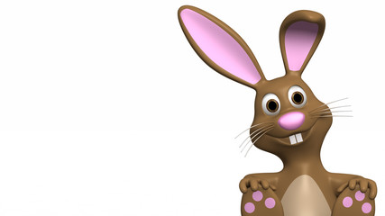 sitzender Hase