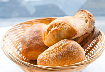 bread in basket
