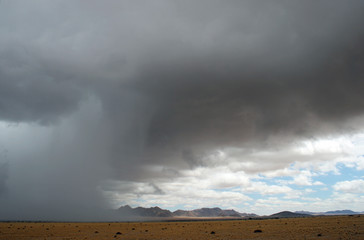 Unwetter in der Namib Wüste. Namibia