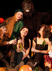 Party zu Fasching oder Halloween