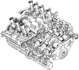 Motore d'epoca 1952