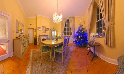 Interior cyclindrical panorama