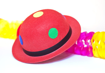 chapeau,activitée,couleur,rouge,bleu