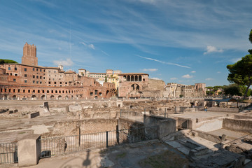 View at the Trajan Forum