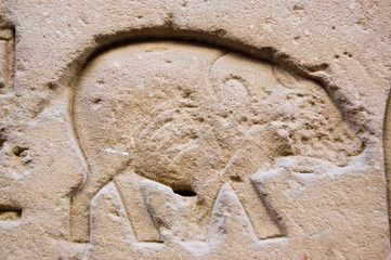 Ancient Egyptian god Seth as Hippopotamus