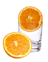 Two orange and cup