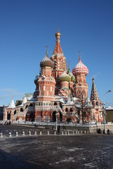 Temple - museum Pokrovskiy is cathedral (St. Basil's cathedral).