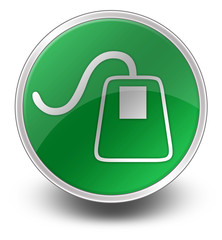 Green Glossy Icon 