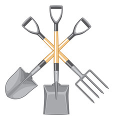 Shovel Spade and Forked Spade