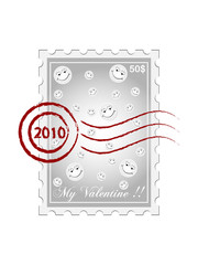 Valentines stamp