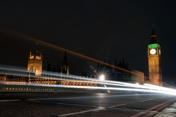 Fototapeta na wymiar Big Ben in London at night