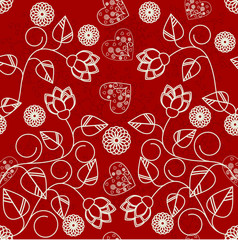 Vintage floral background