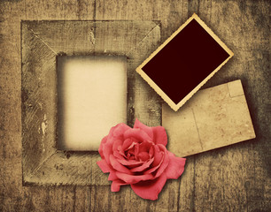 grunge frame template