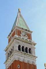 Fototapeta na wymiar church tower of San Marco in Venice