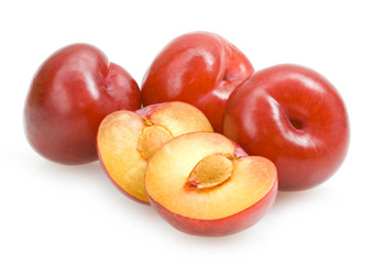 red plums