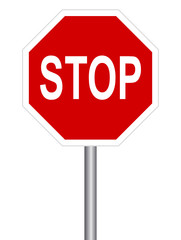 Obraz premium Stopschild