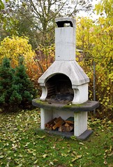 Garden fireplace