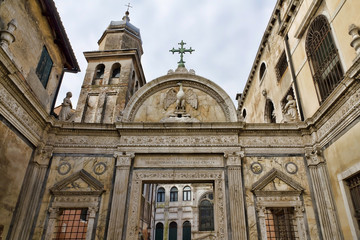 Fototapeta na wymiar Scuola Grande di San Giovanni Evangelista w Wenecji