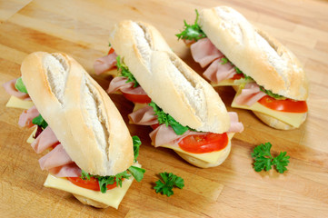 Sub sandwiches