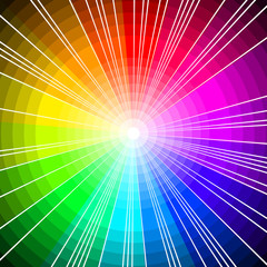 spectrum circles, vector background