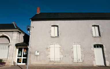 Fototapeta na wymiar house in small town