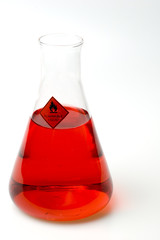 Beaker with Red Liquid