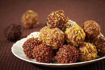 chocolate truffles