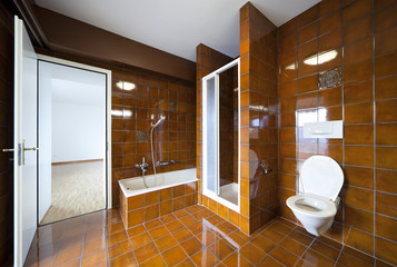 Fototapeta na wymiar modern bathroom