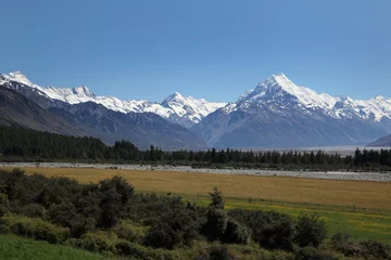 Foto op Plexiglas Mount Cook en Nouvelle-Zélande © cassam