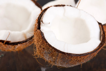 fresh coconuts