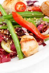 meat with vegetables