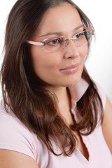 Fototapeta premium Designer glasses - trendy woman fashion
