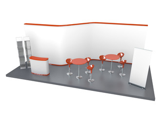 Trade exhibition stand