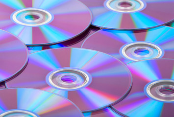 Compact discs CDs background