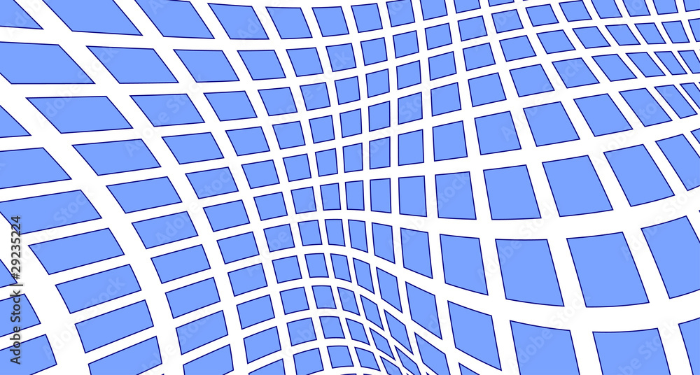 Poster Light blue grid 3D texture. Vector