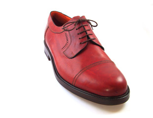 Italian Style Brown Shoe on white background