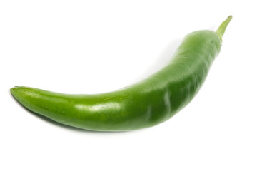 one green chilly pepper