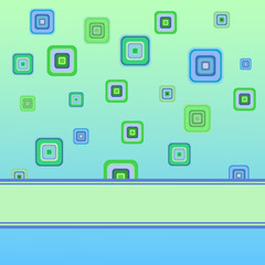 funny card with an abstract pattern