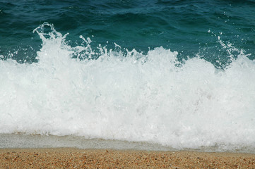 Waves in the Mediterranean sea