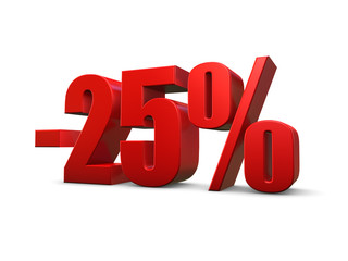 25%