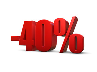 40%