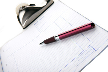 Rechnung mit Stift